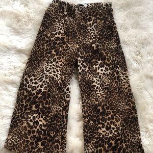 Animal print pants